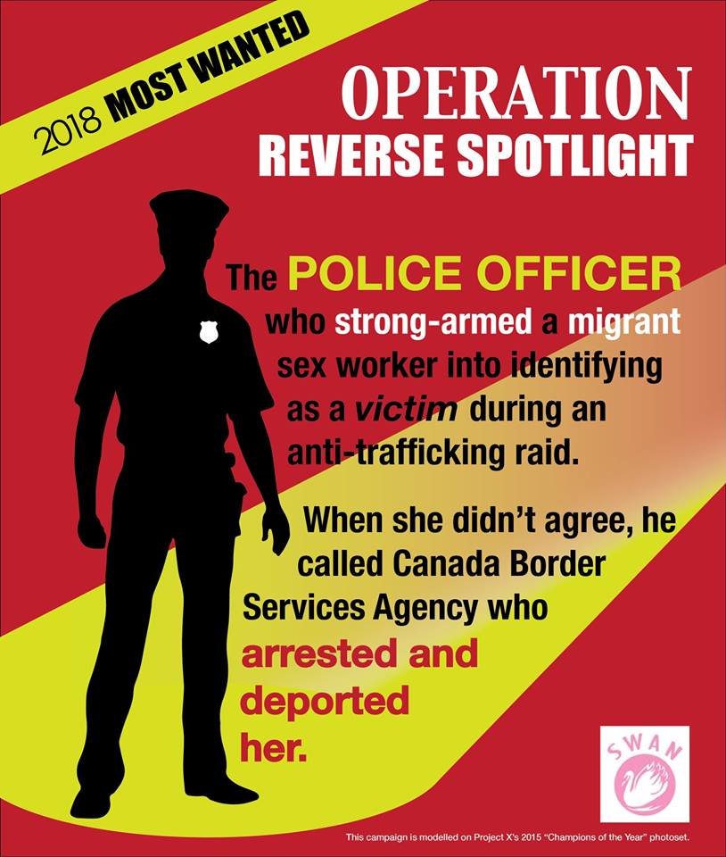 Operation Reverse Spotlight Police Officer