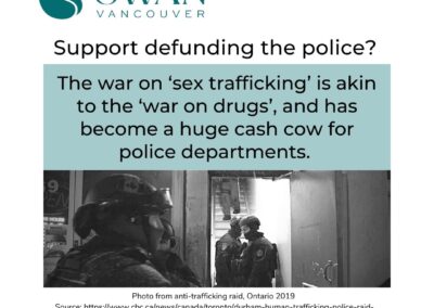 Support defunding the police? The war on 'sex trafficking' is akin to the to the war on drugs', and has become a huge cash cow for police departments.